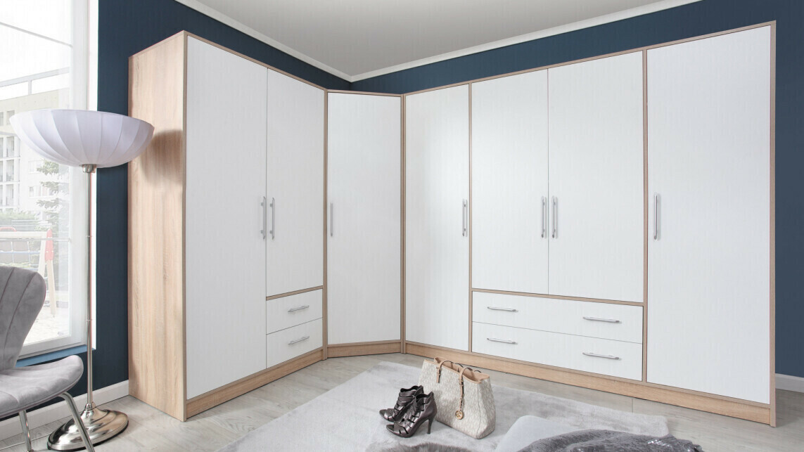 Wardrobe Cavmero 102 (Sonoma oak + White)