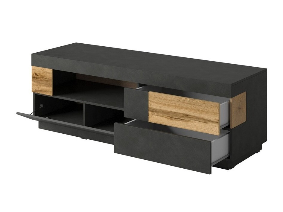 Living room set Livlore 110 (Matera grey + Wotan Oak)