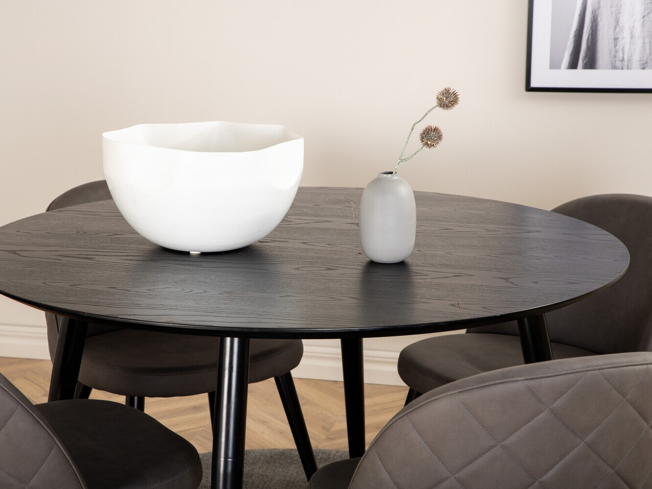 Dining set Dallas 2545 (Grey + Black)