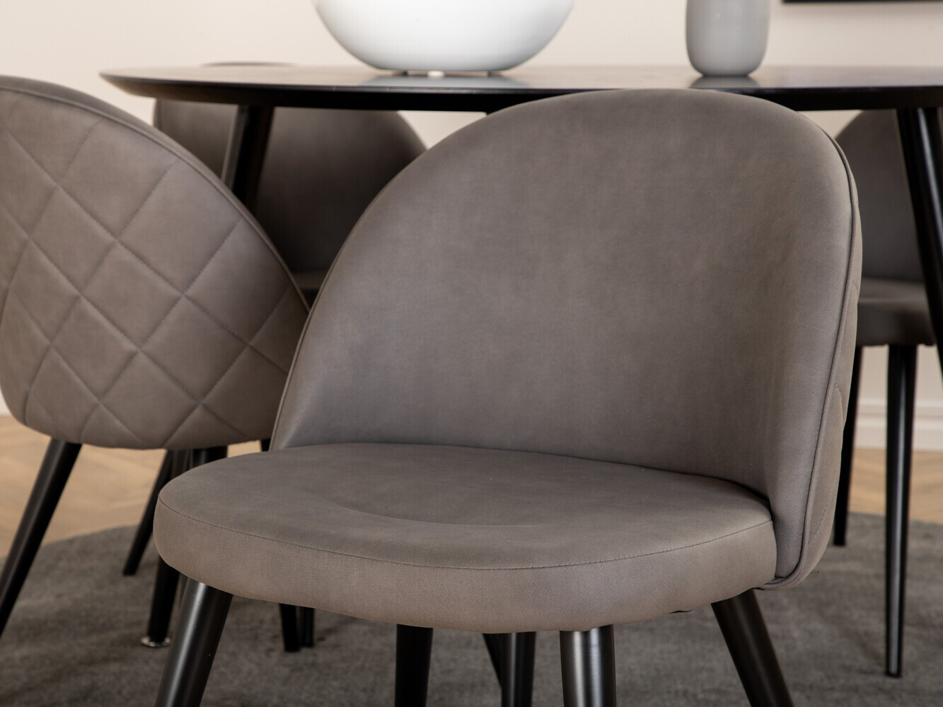 Dining set Dallas 2545 (Grey + Black)