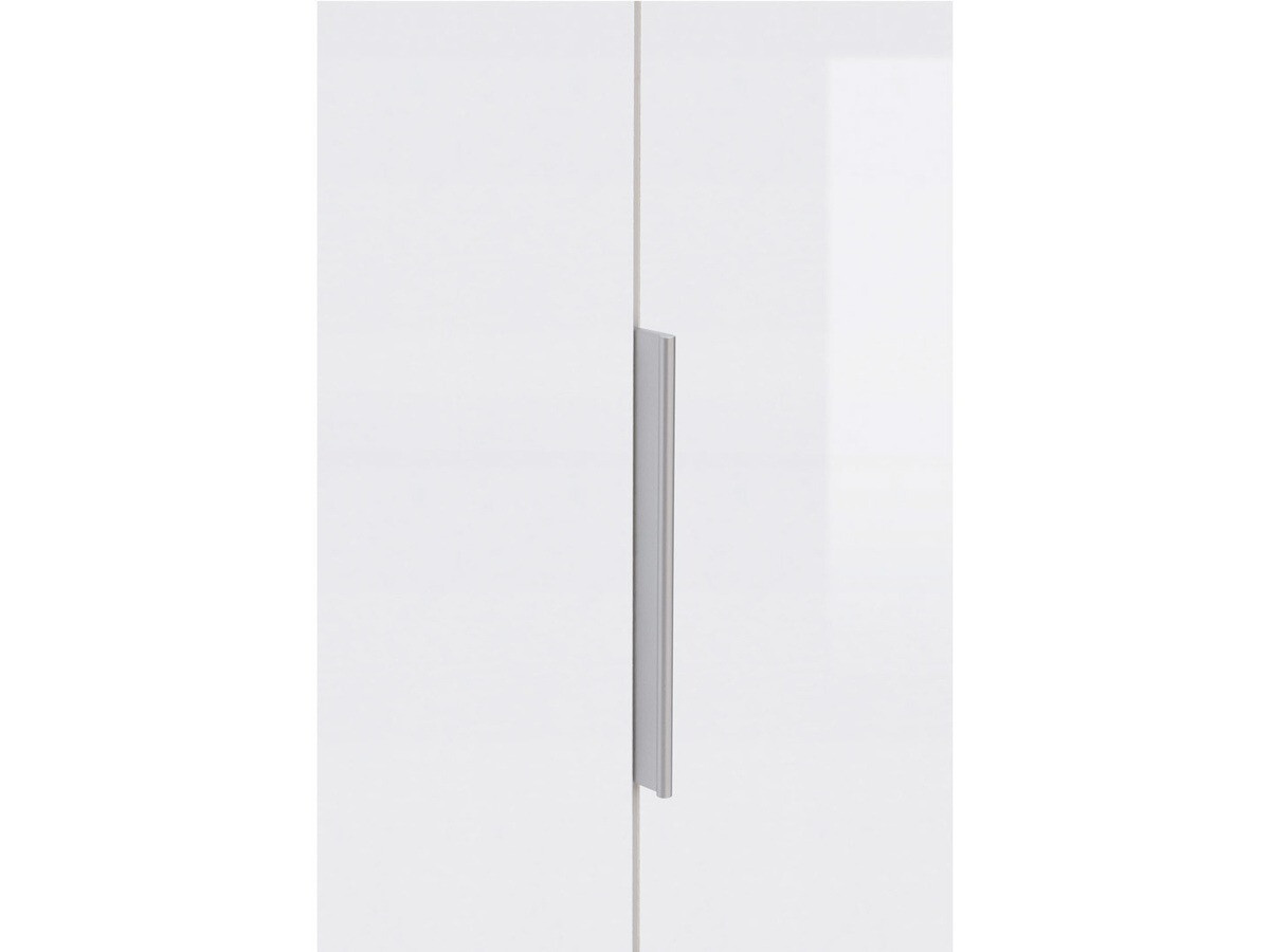 Wardrobe Tivetra 111 (Wotan Oak + Glossy white)