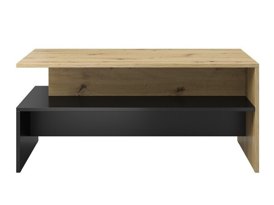Coffee table Serodeu 103 (Artisan oak + Matte black)