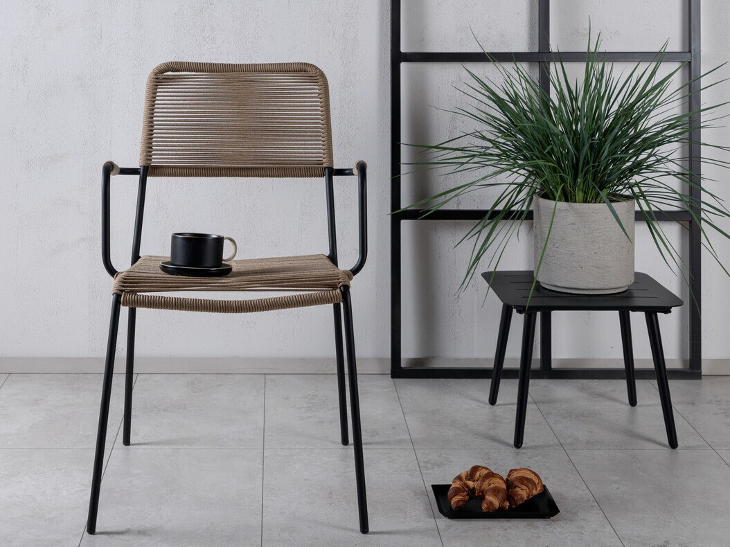 Outdoor chair Dallas 2819 (Brown + Black)