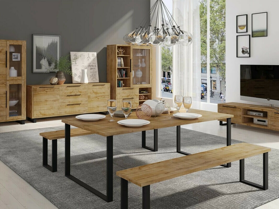 Table Avicavu 111 (Wotan Oak + Black)