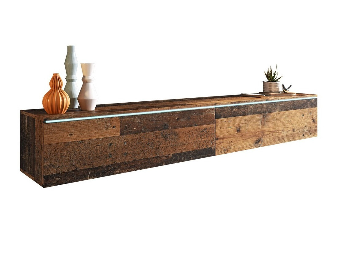TV stand Scientia I (Aged wood)