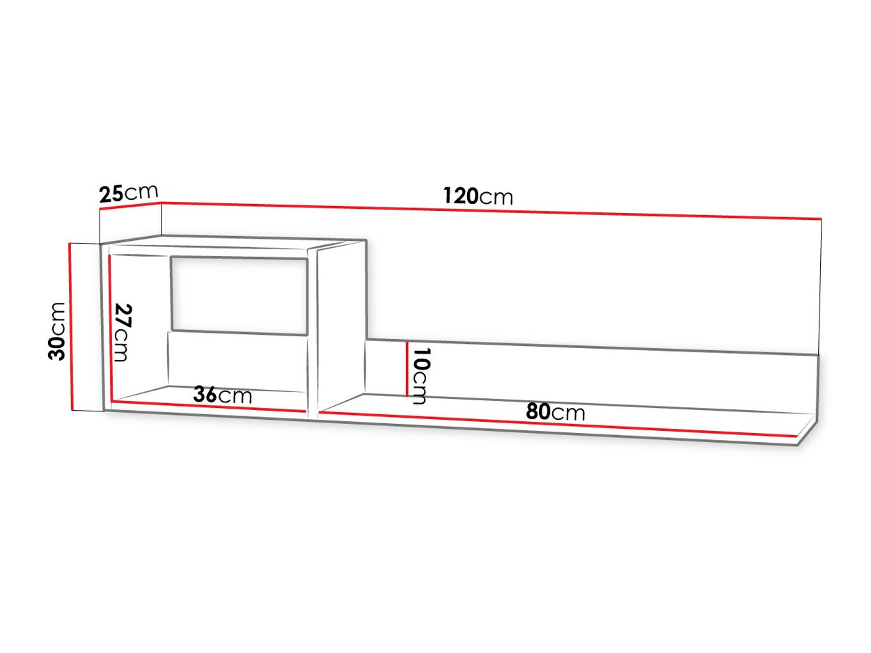 Wall shelf Mavenoa 103