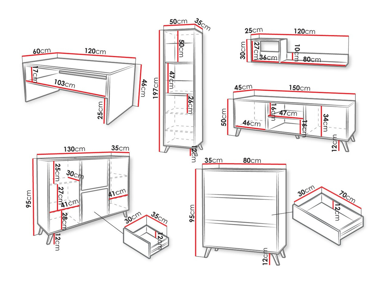 Living room set Mavenoa 108