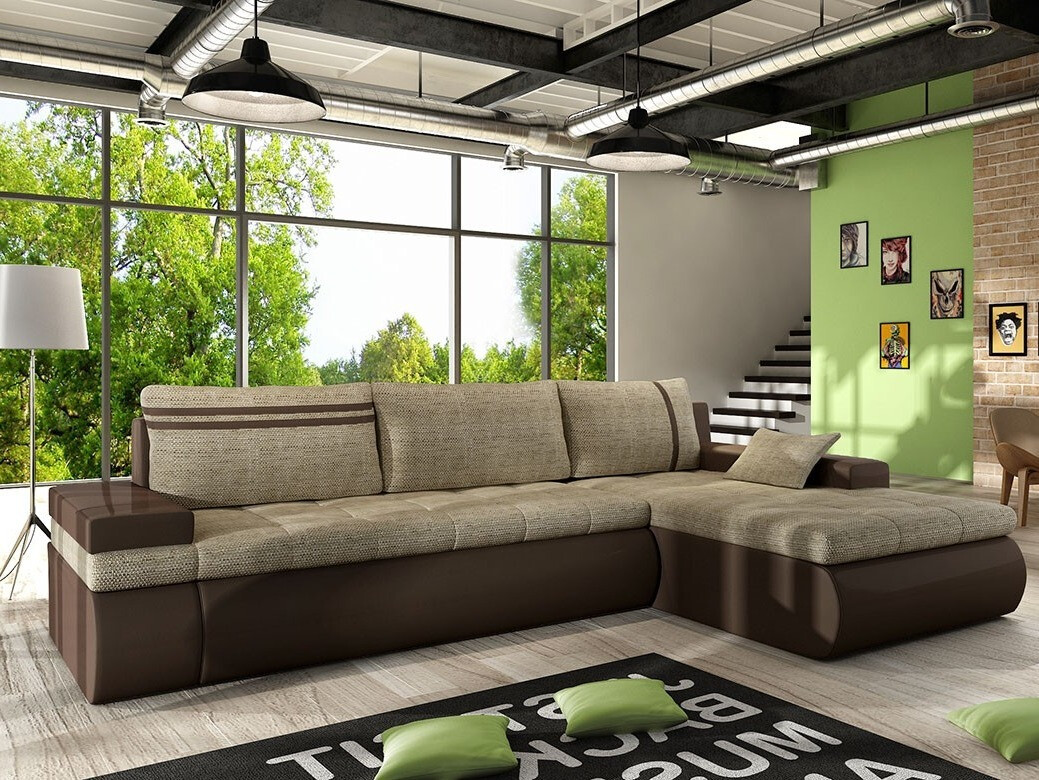 Corner sofa Temple 100 (Soft 066 + Lawa 02)