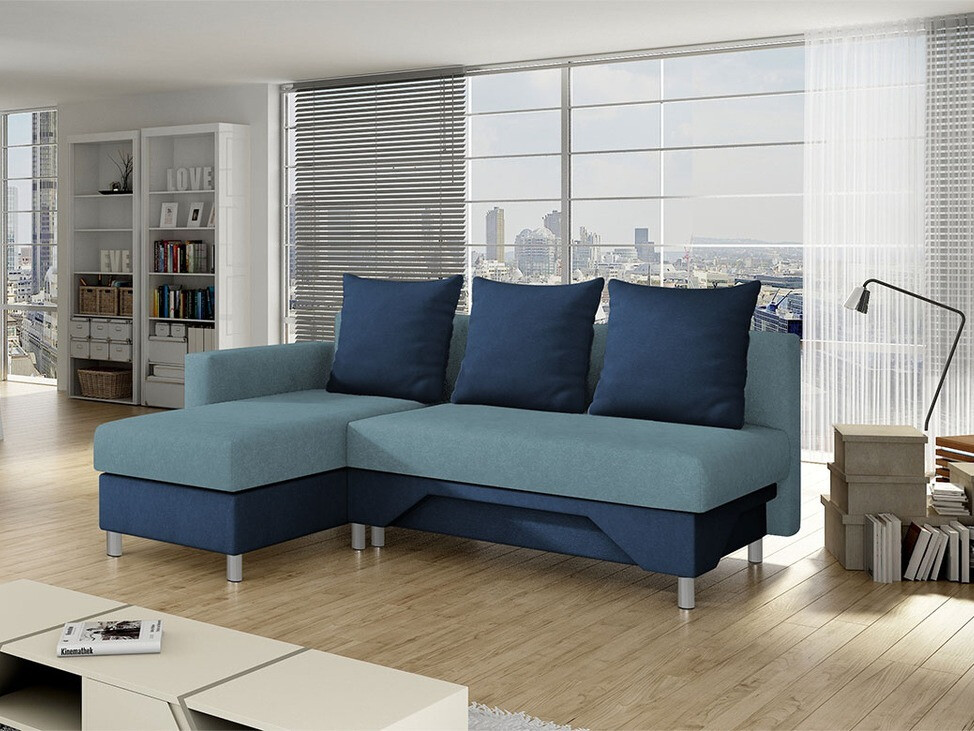 Corner sofa Akron 100 (Suedine 9 + Suedine 390)