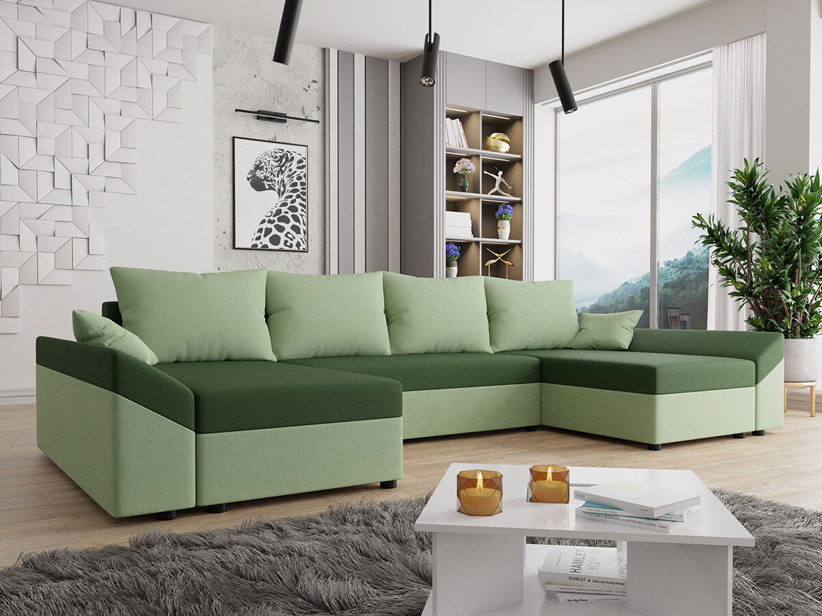Corner sofa Memphis 105 (Mikrofaza 0009 + Mikrofaza 0010)
