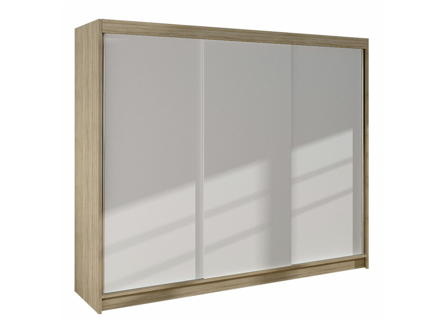 Wardrobe Closico Durion II (Sonoma oak + White)