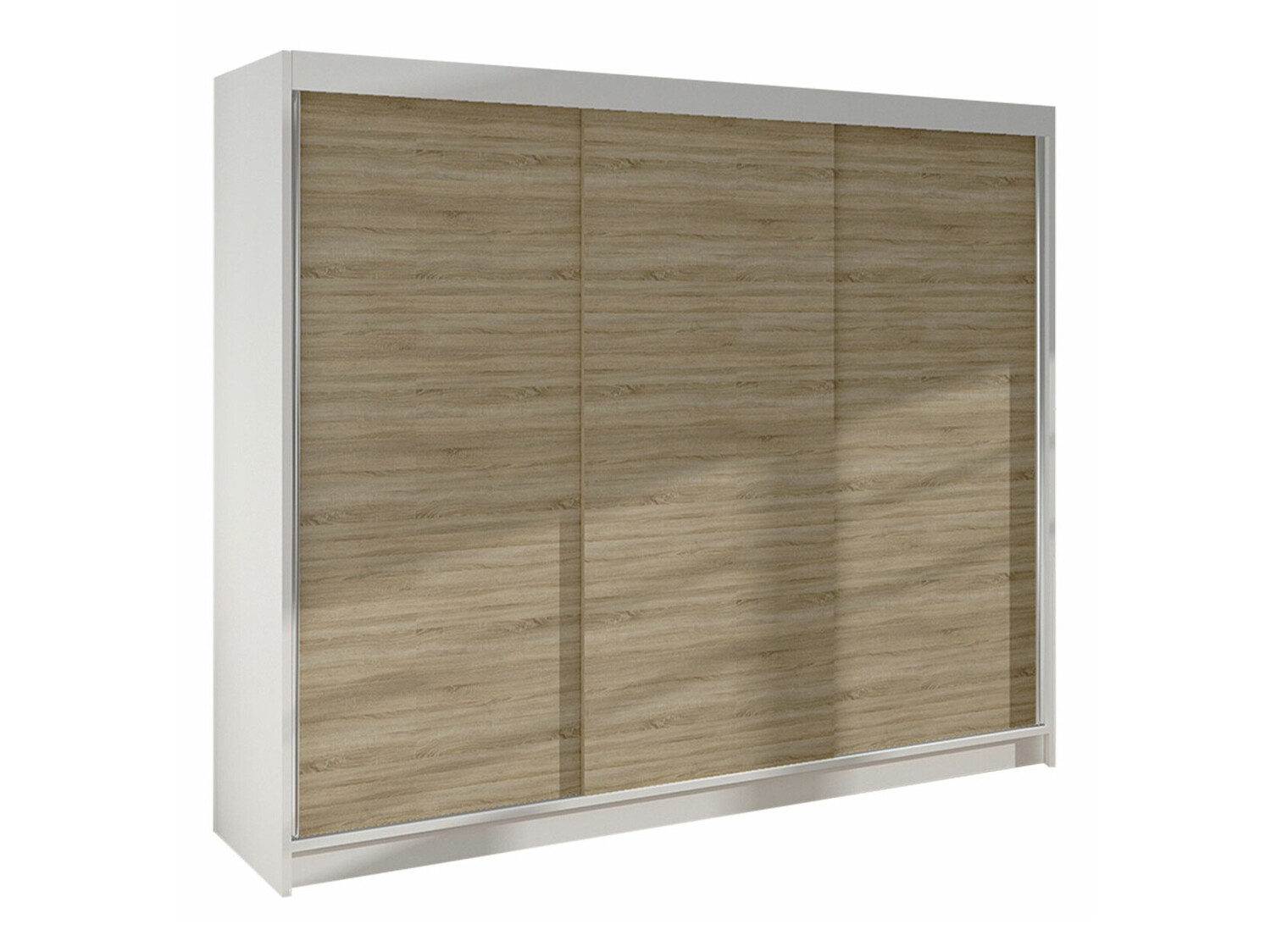 Wardrobe Closico Durion II (White + Sonoma oak)