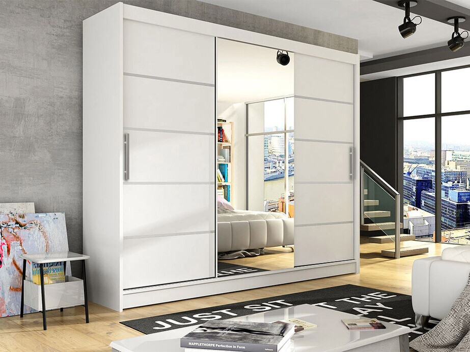 Wardrobe Closico Ordo VI (White)