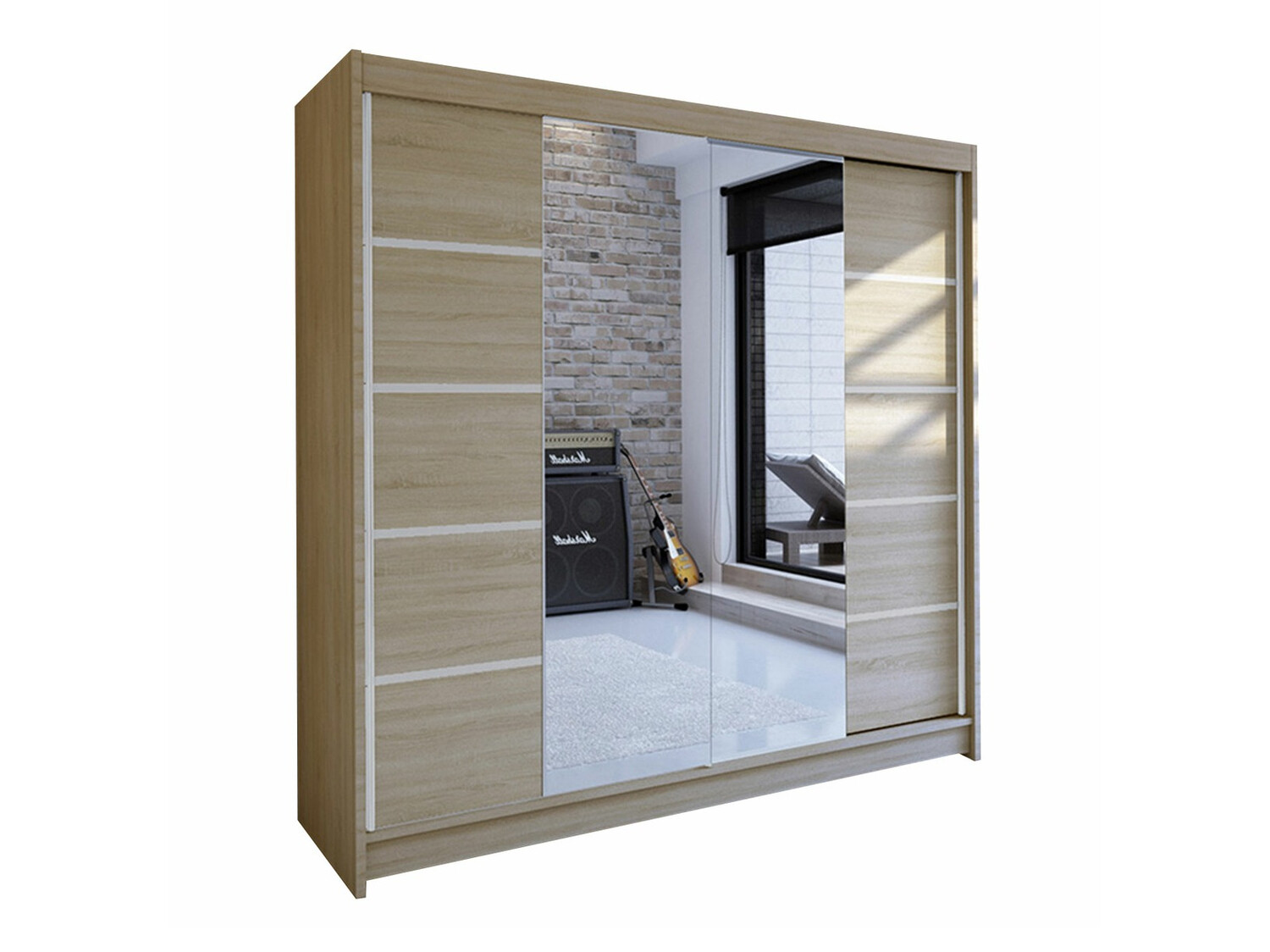 Wardrobe Closico Cavaris V (Sonoma oak)