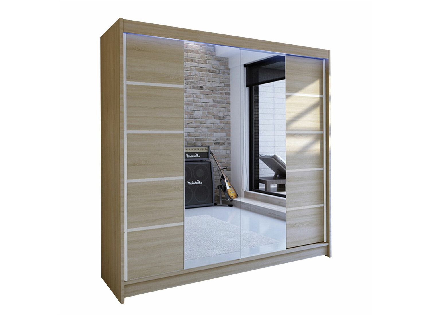 Wardrobe Closico Cavaris V (Sonoma oak)
