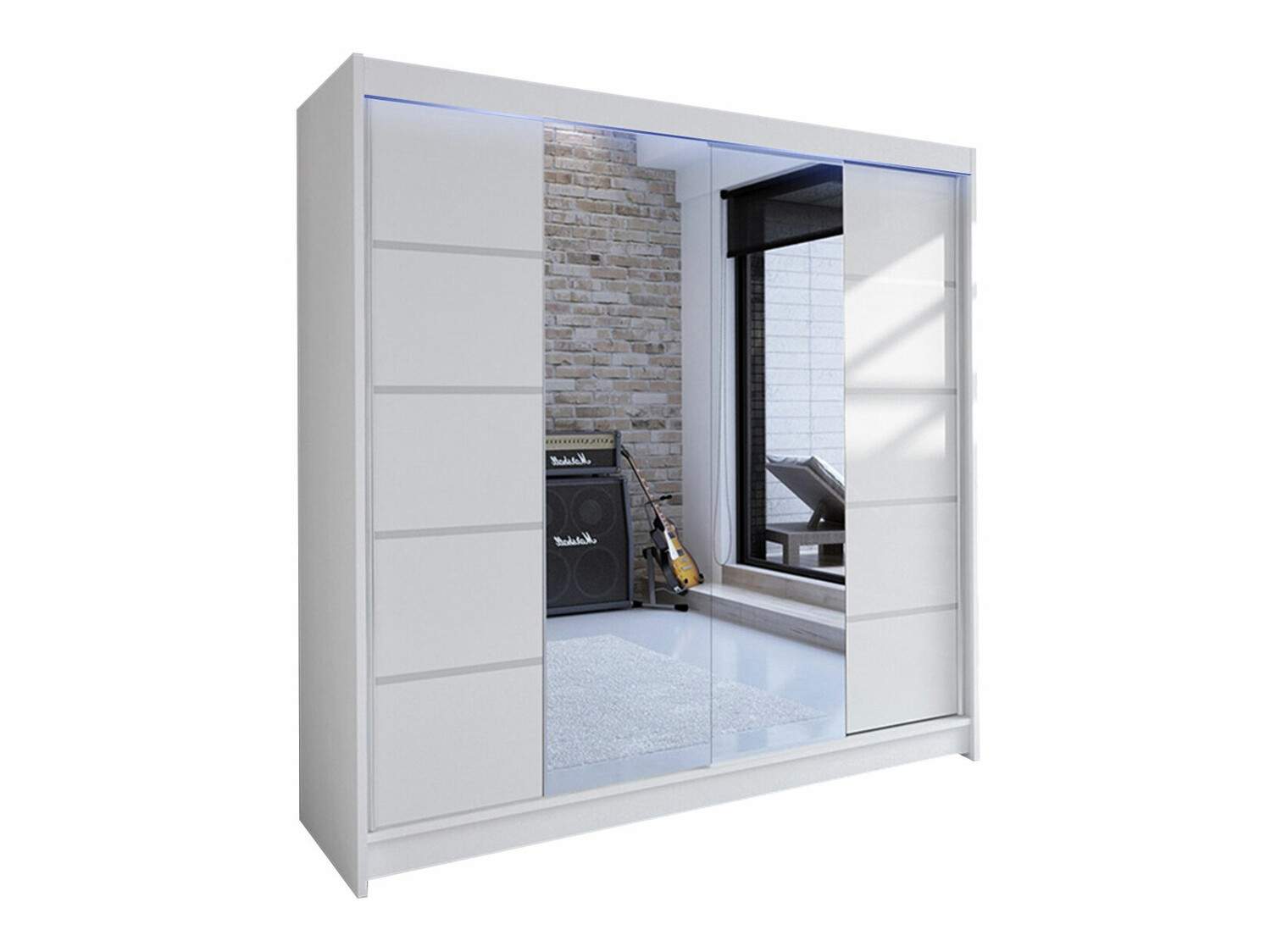 Wardrobe Closico Cavaris V (White)