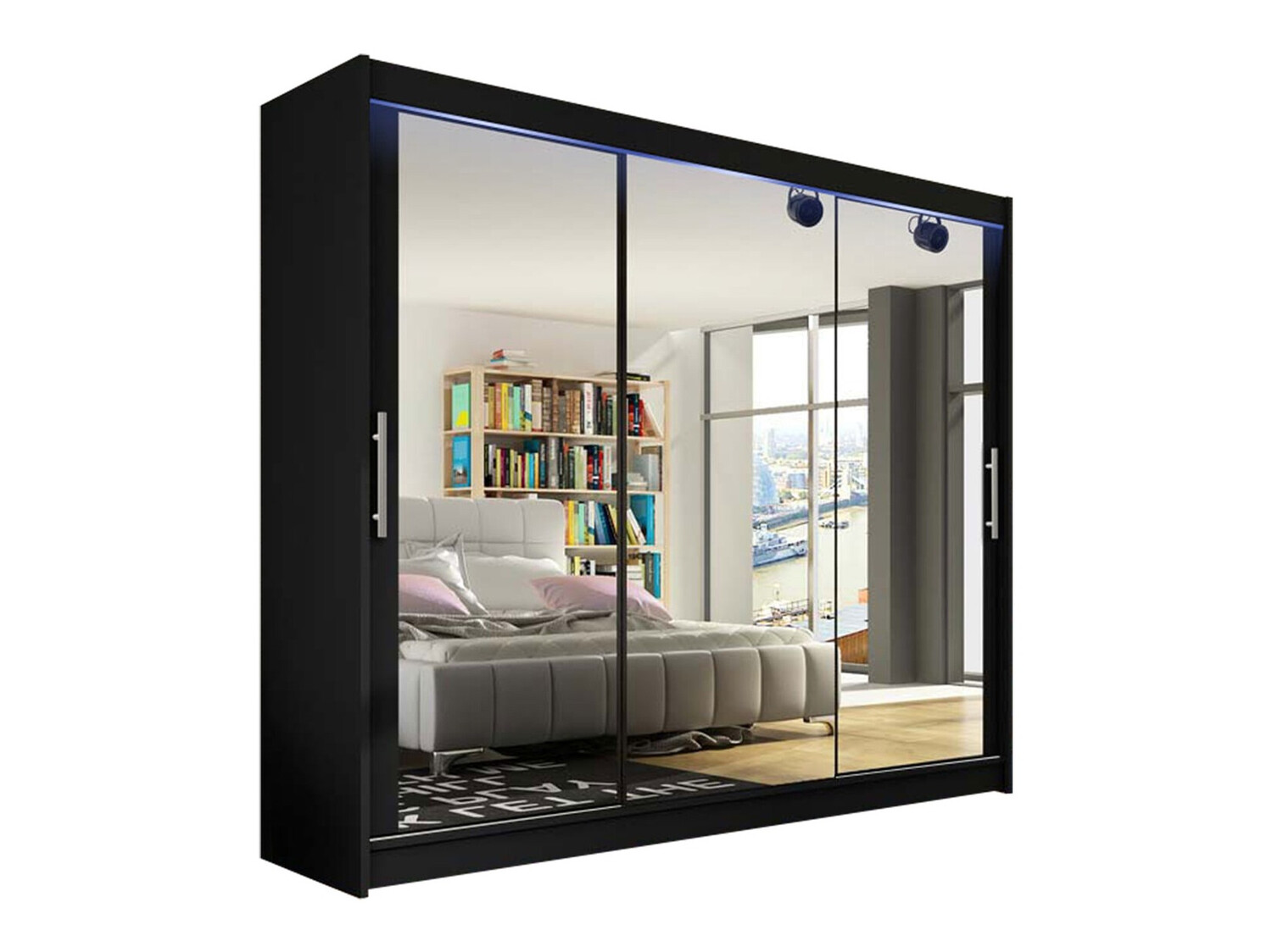 Wardrobe Closico Ordo III (Black)