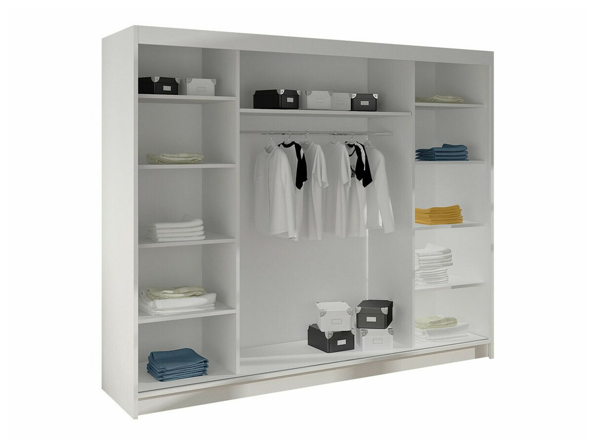 Wardrobe Closico Durion I (White + Sonoma oak)