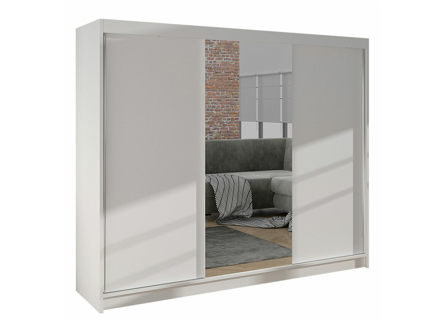Wardrobe Closico Durion I (White)