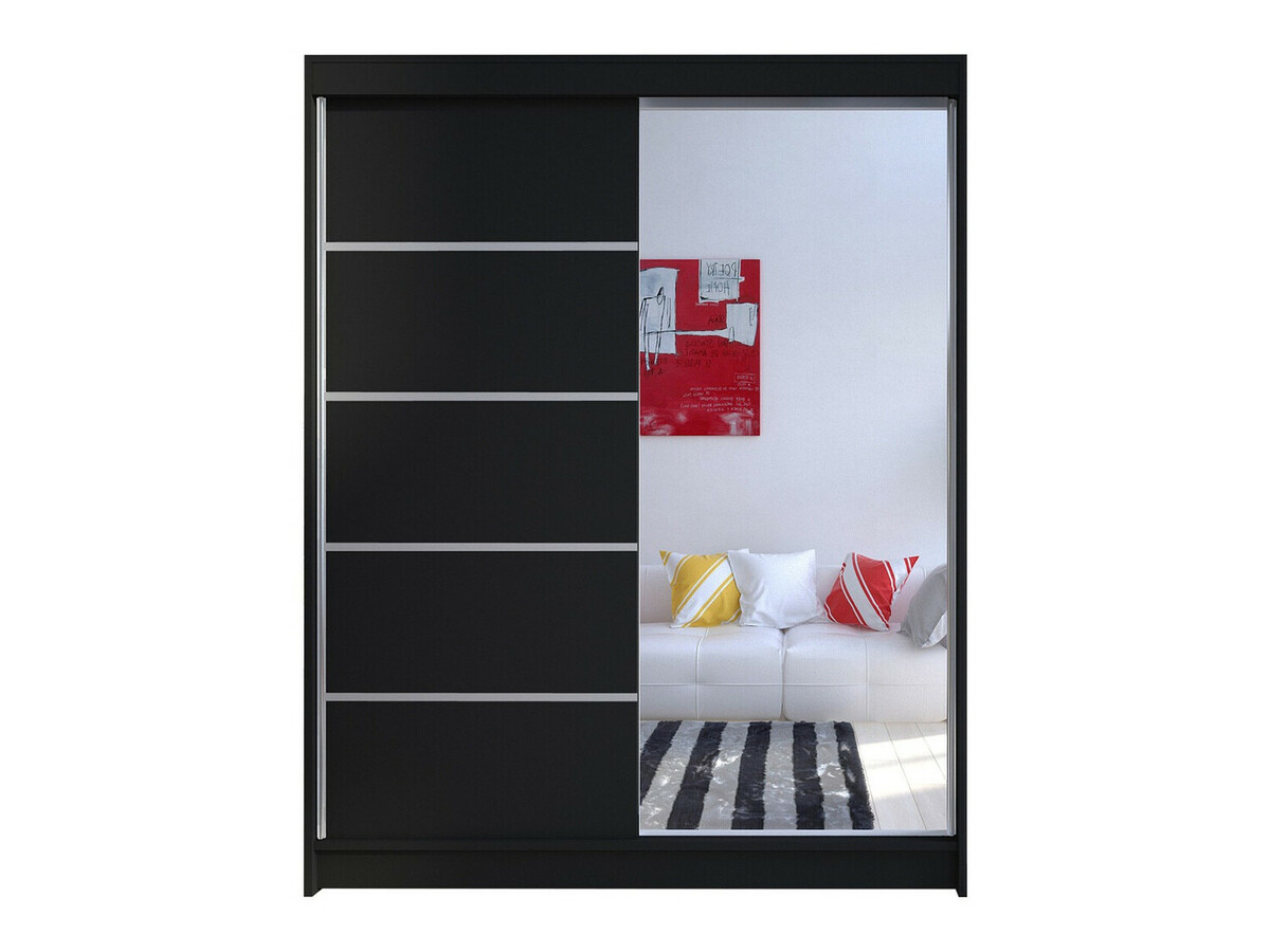 Wardrobe Closico Vastor III (Black)