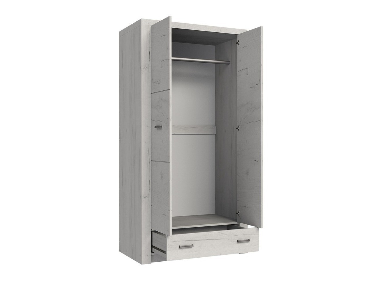 Wardrobe Serfeno 100 (Dark ash)