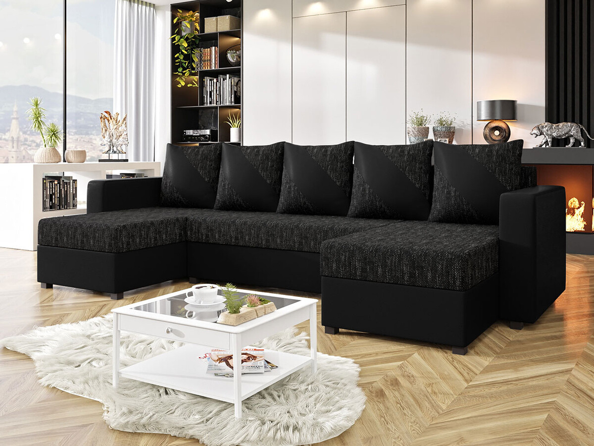 Corner sofa Memphis 121 (Soft 011 + Lawa 06)