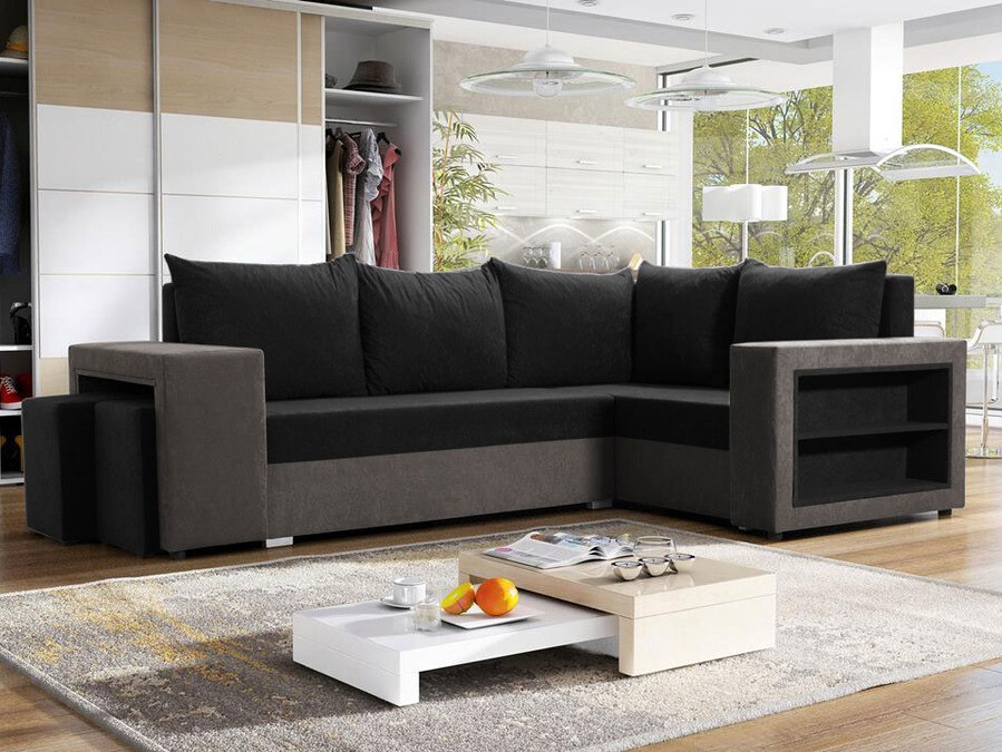 Corner sofa Muncie 103 (Mikrofaza 0027 + Mikrofaza 0015)