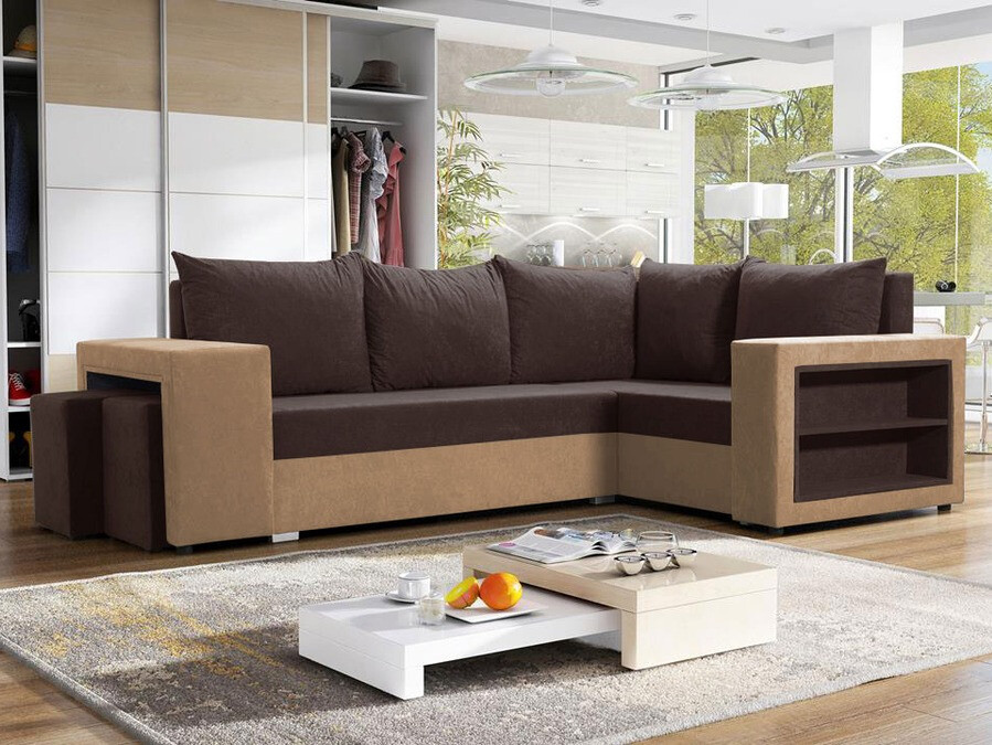 Corner sofa Muncie 103 (Mikrofaza 0048 + Mikrofaza 0041)