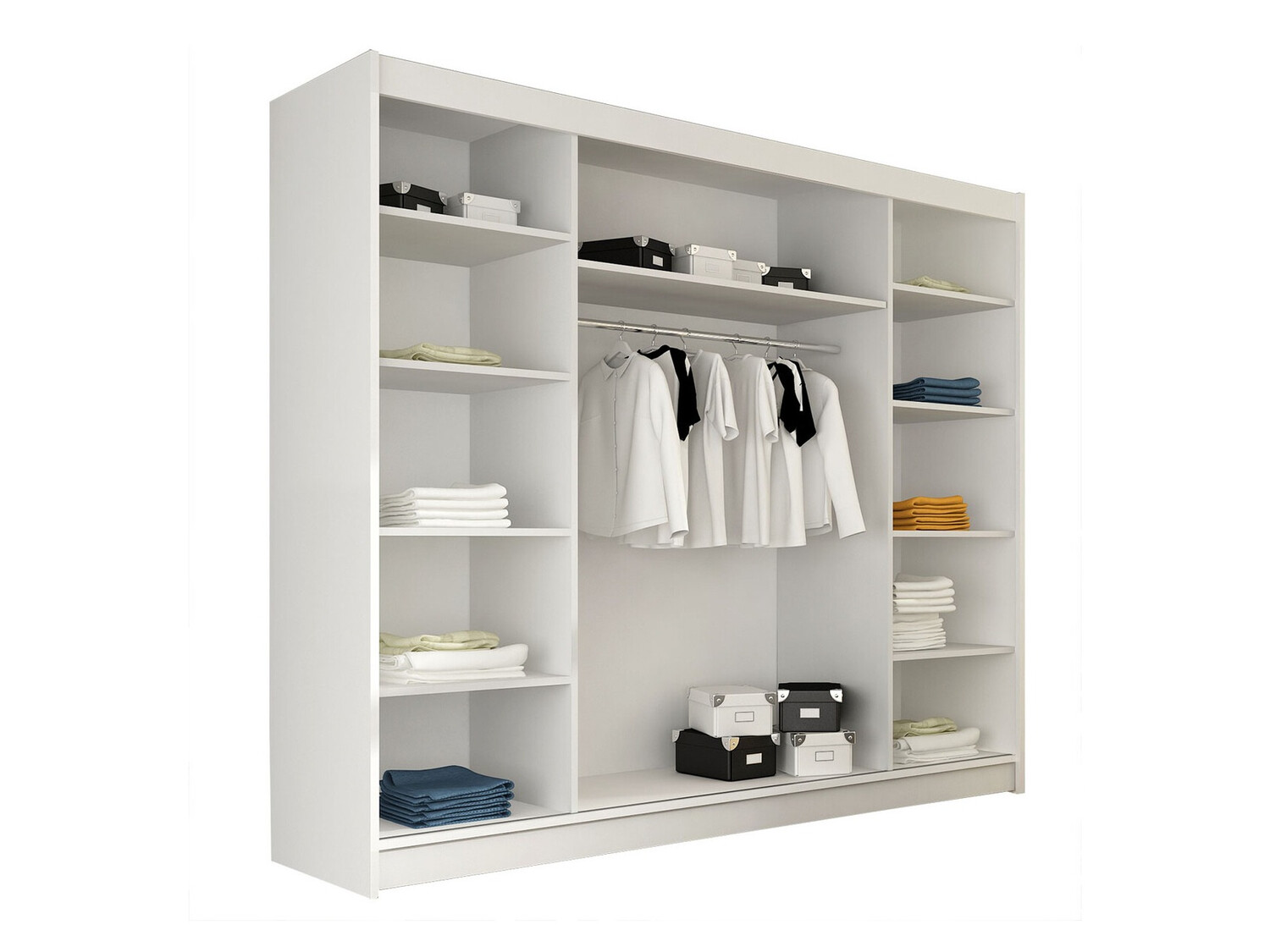 Wardrobe Closico Ordo I (White)