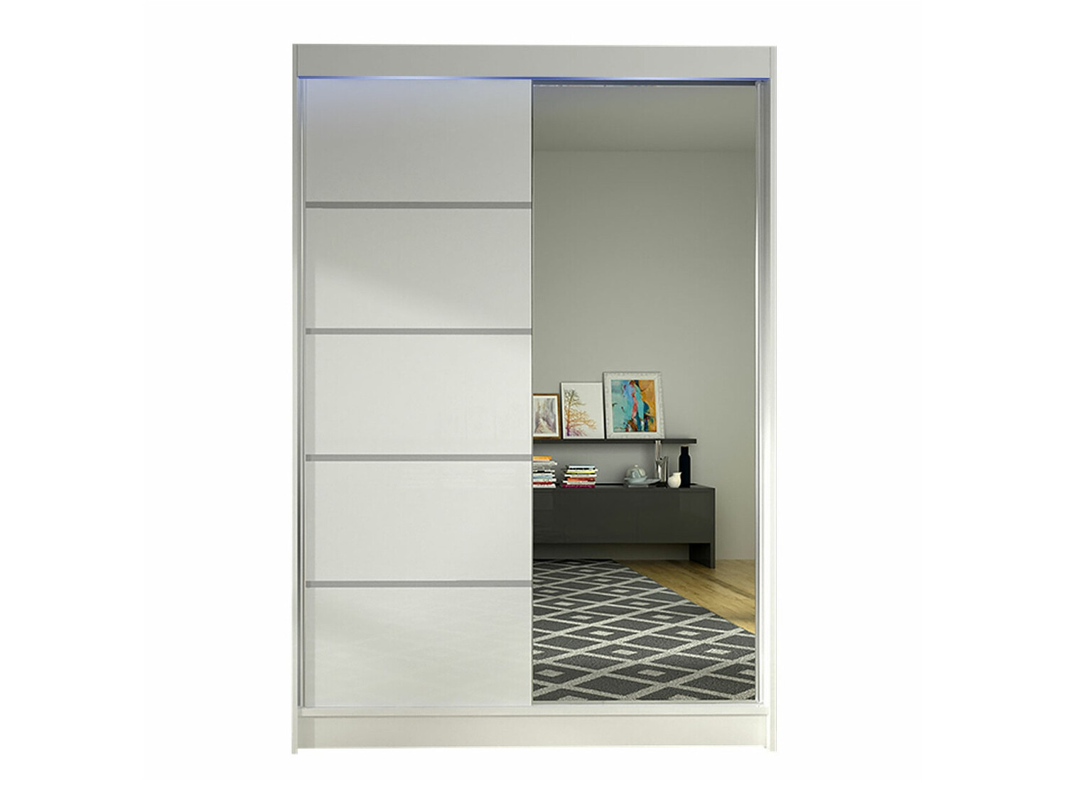 Wardrobe Closico Salvor III (White)