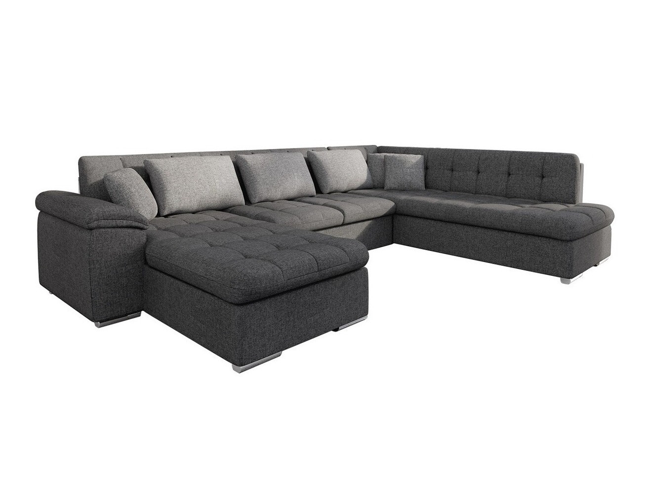 Corner sofa Comfivo Gemma III (Lux 06 + Lux 06 + Lux 05)