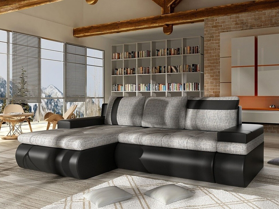 Corner sofa Temple 101 (Soft 011 + Lawa 05)