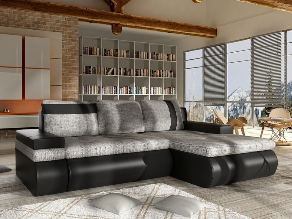 Corner sofa Temple 101 (Soft 011 + Lawa 05)