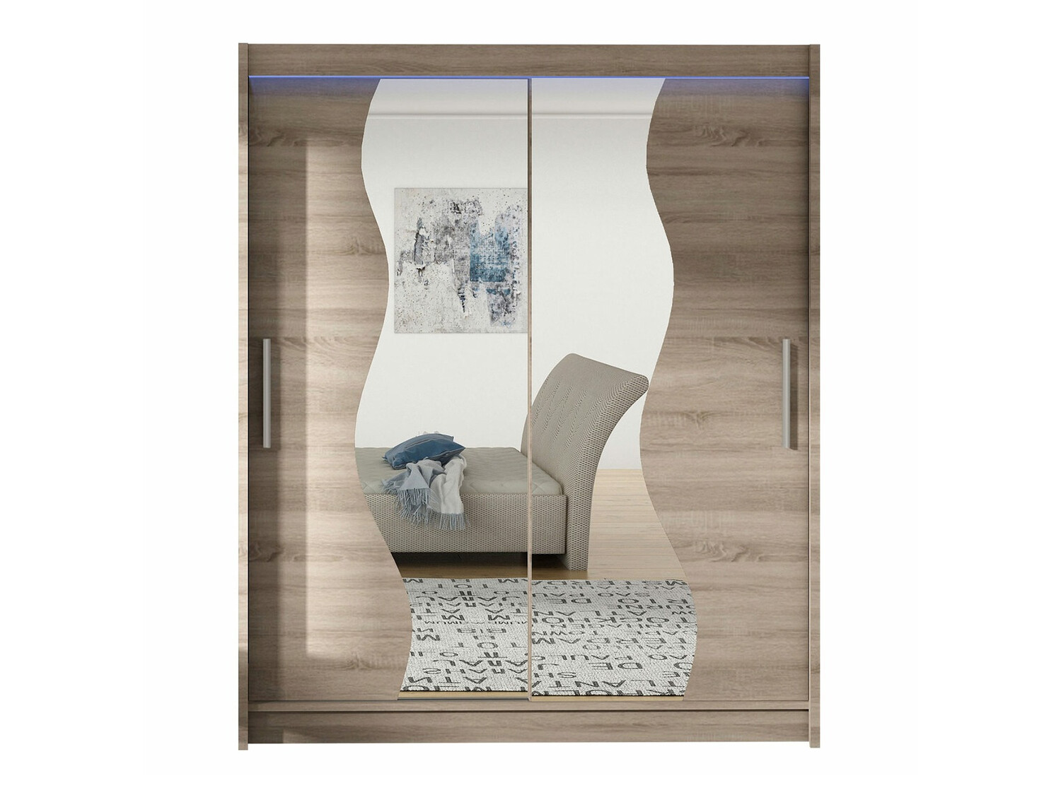 Wardrobe Closico Camera S (Trufel oak)