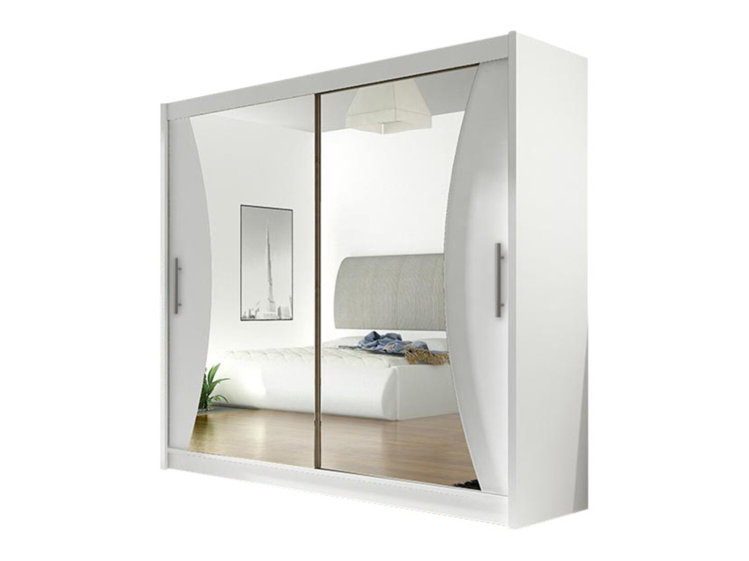 Wardrobe Closico Pallor V (White)