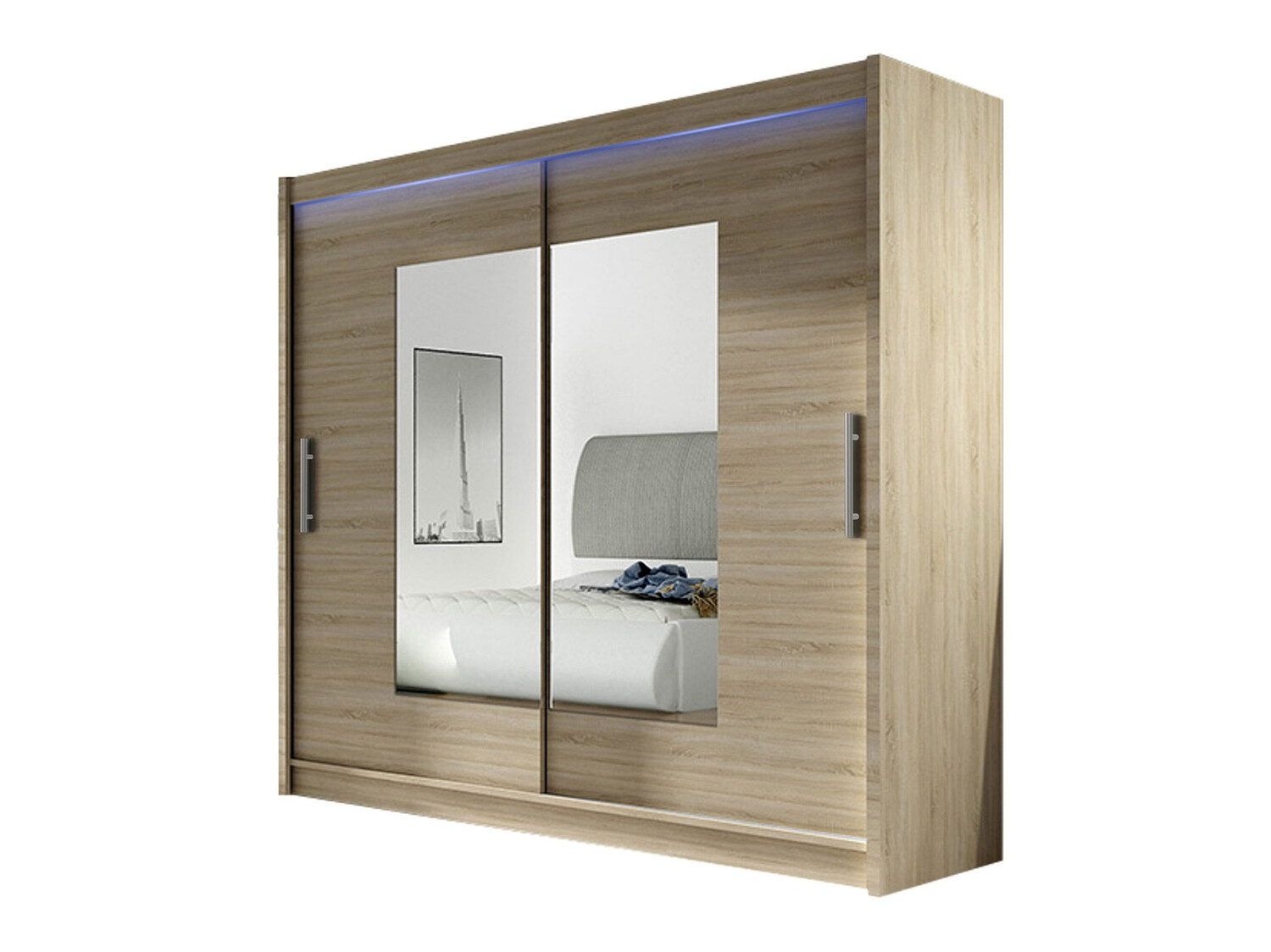 Wardrobe Closico Pallor VII (Sonoma oak)