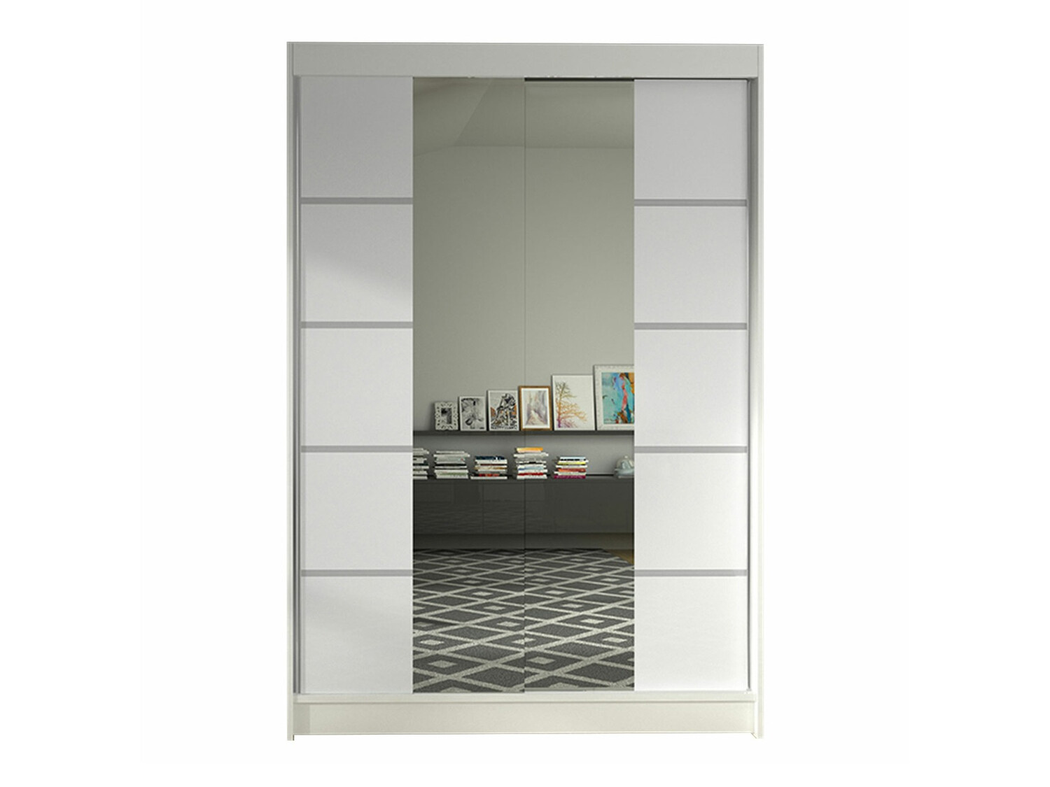 Wardrobe Closico Salvor V (White)