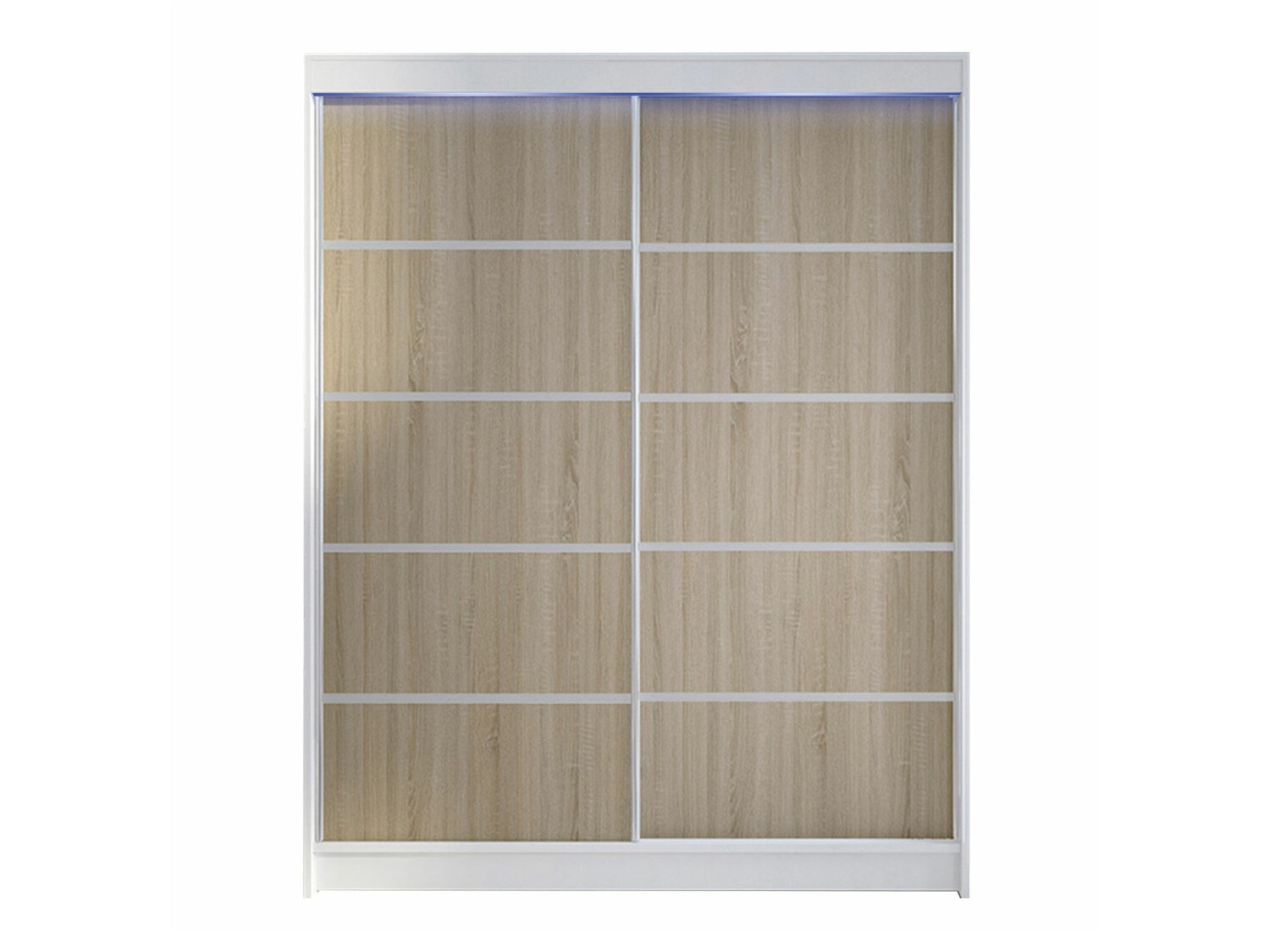 Wardrobe Closico Vastor IV (White + Sonoma oak)