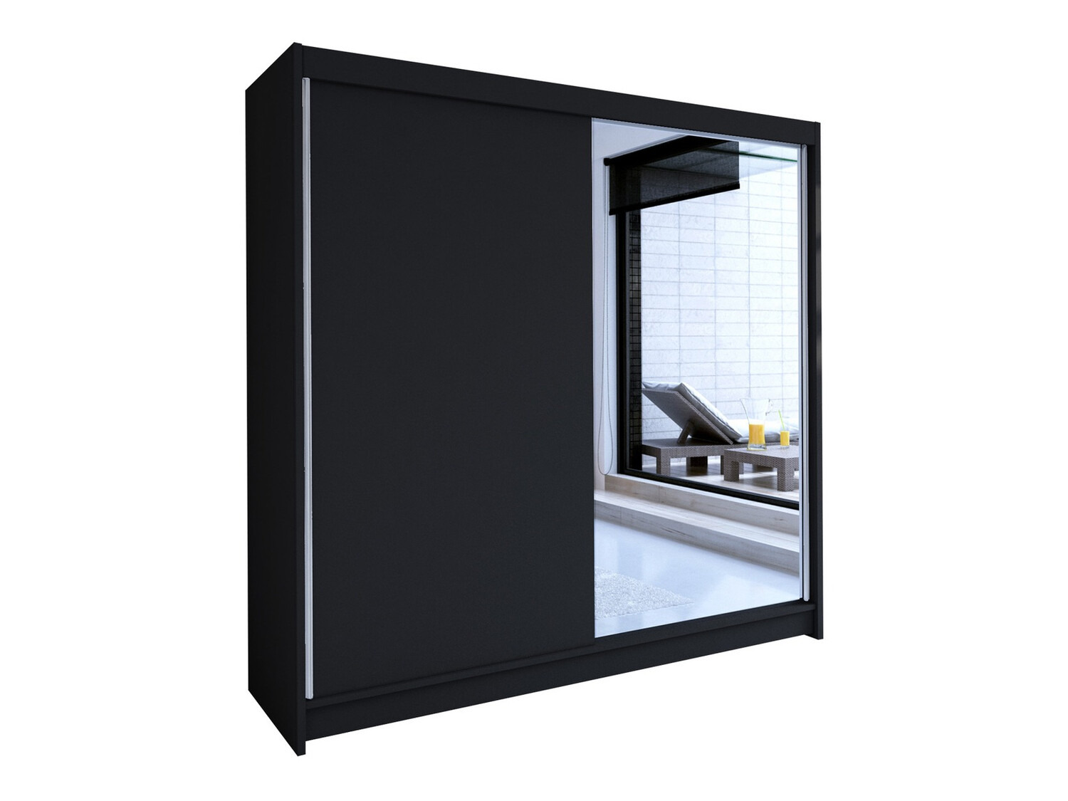 Wardrobe Closico Cavaris I (Black)