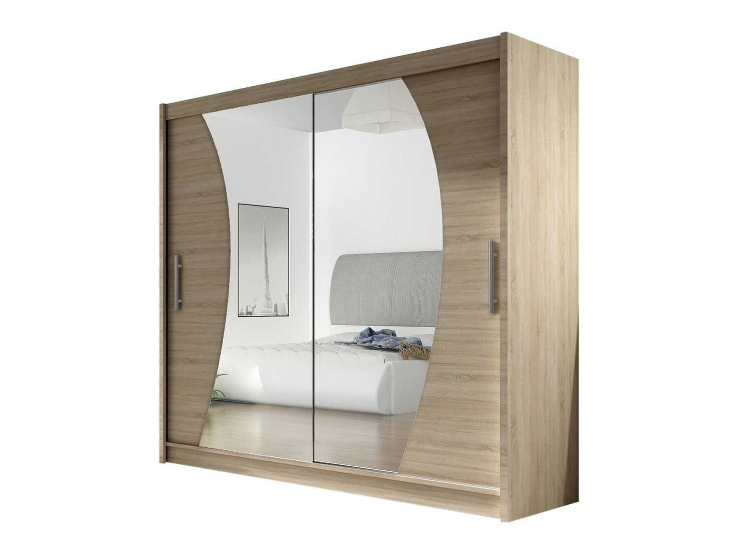Wardrobe Closico Pallor IX (Sonoma oak)