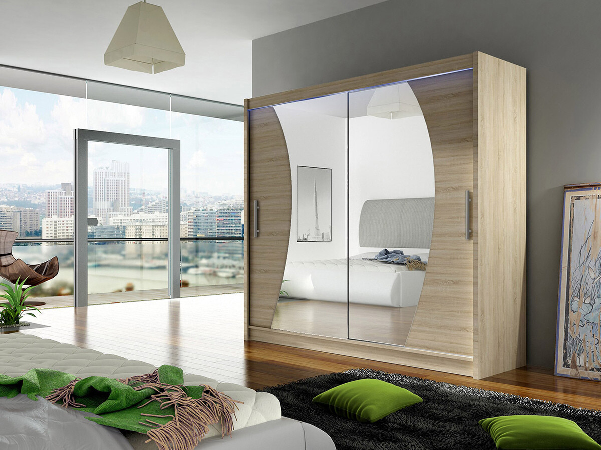 Wardrobe Closico Pallor IX (Sonoma oak)