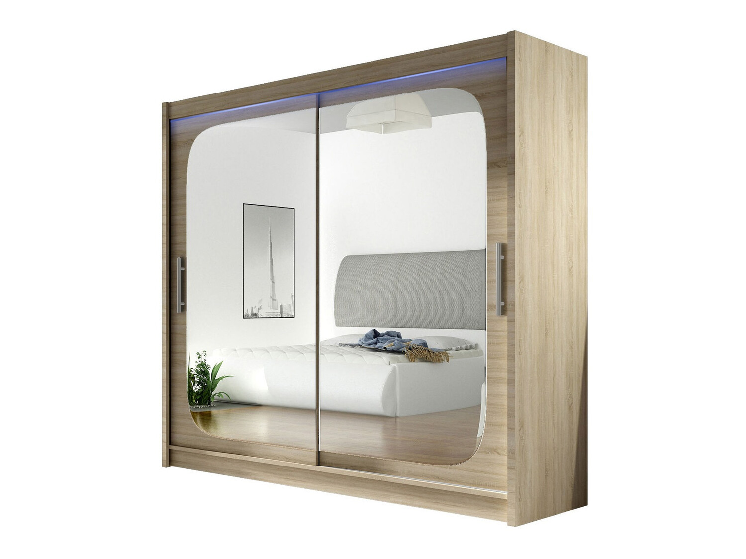Wardrobe Closico Pallor VIII (Sonoma oak)
