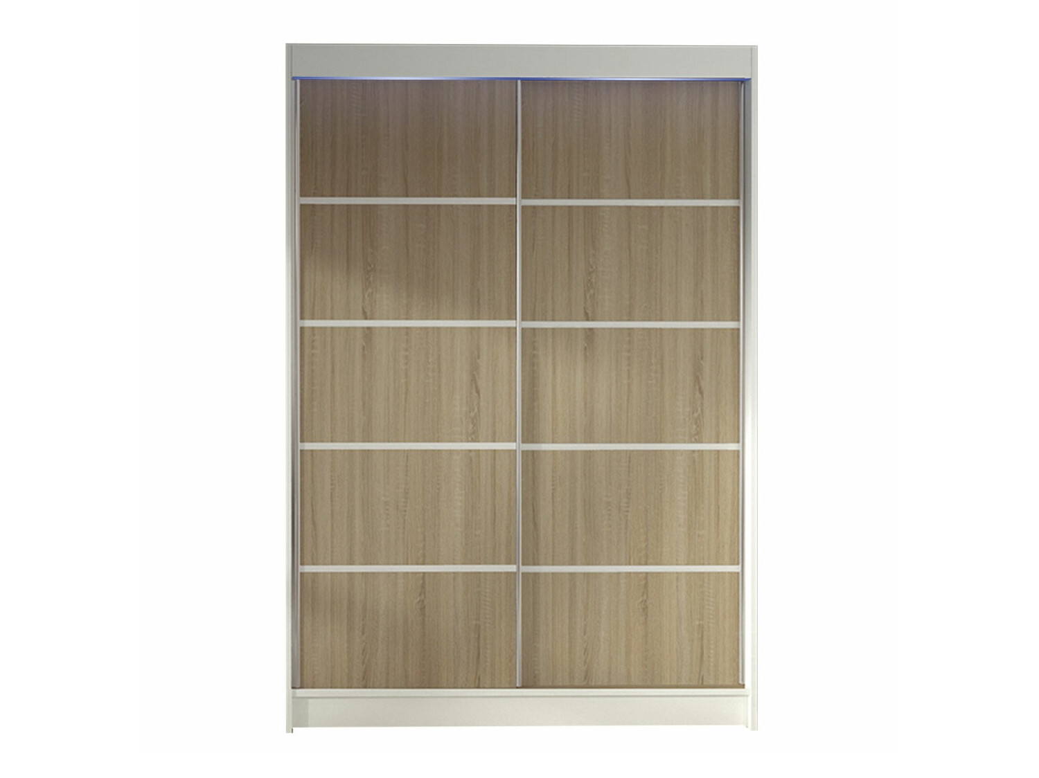 Wardrobe Closico Salvor IV (White + Sonoma oak)