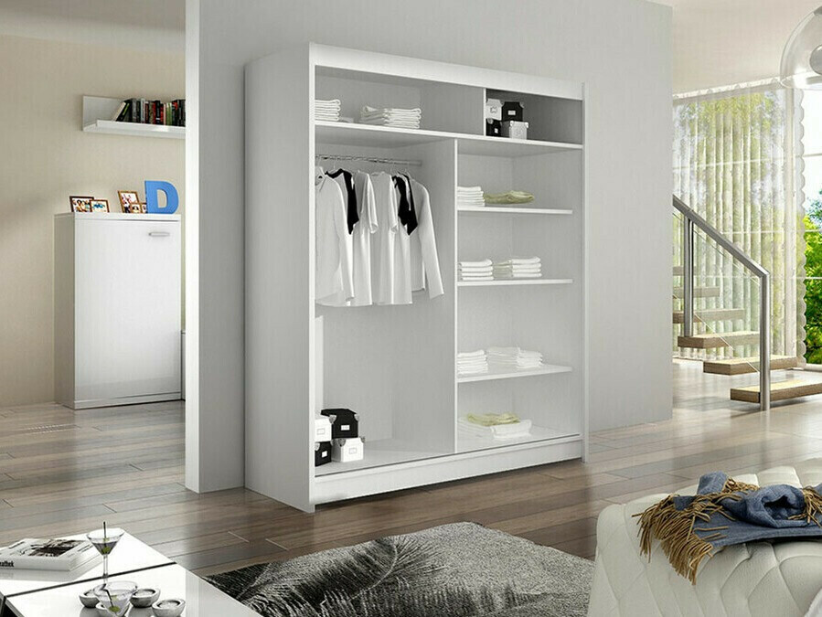 Wardrobe Closico Salvor IV (White)