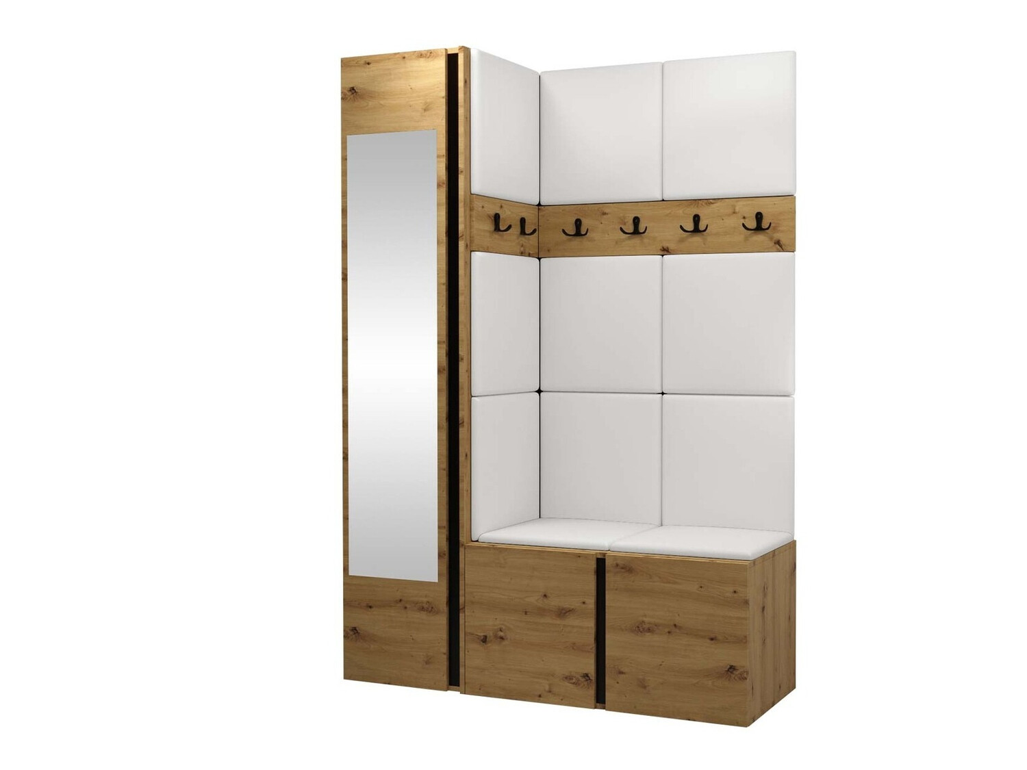 Hallway set Hartford 277 (Eco-leather Soft 017)