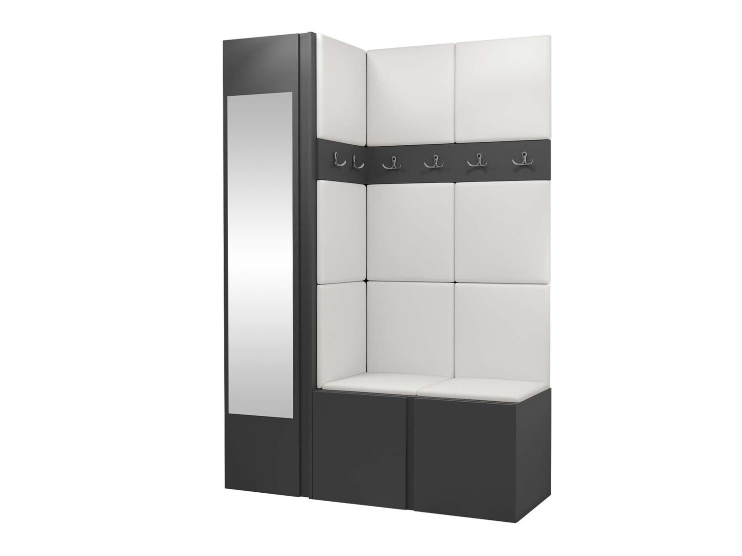 Hallway set Hartford 277 (Eco-leather Soft 017)