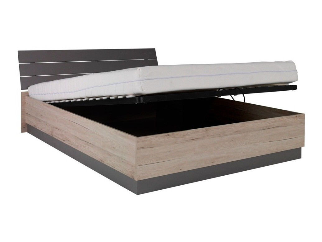 Bed Murrieta 149 (San Remo oak + Grey)