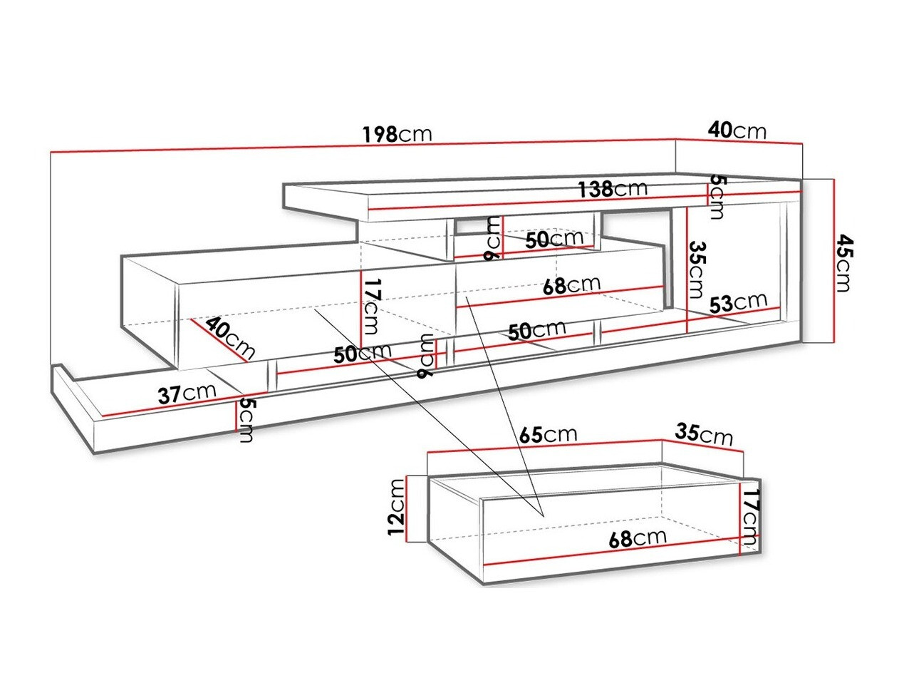 TV stand Rosmara