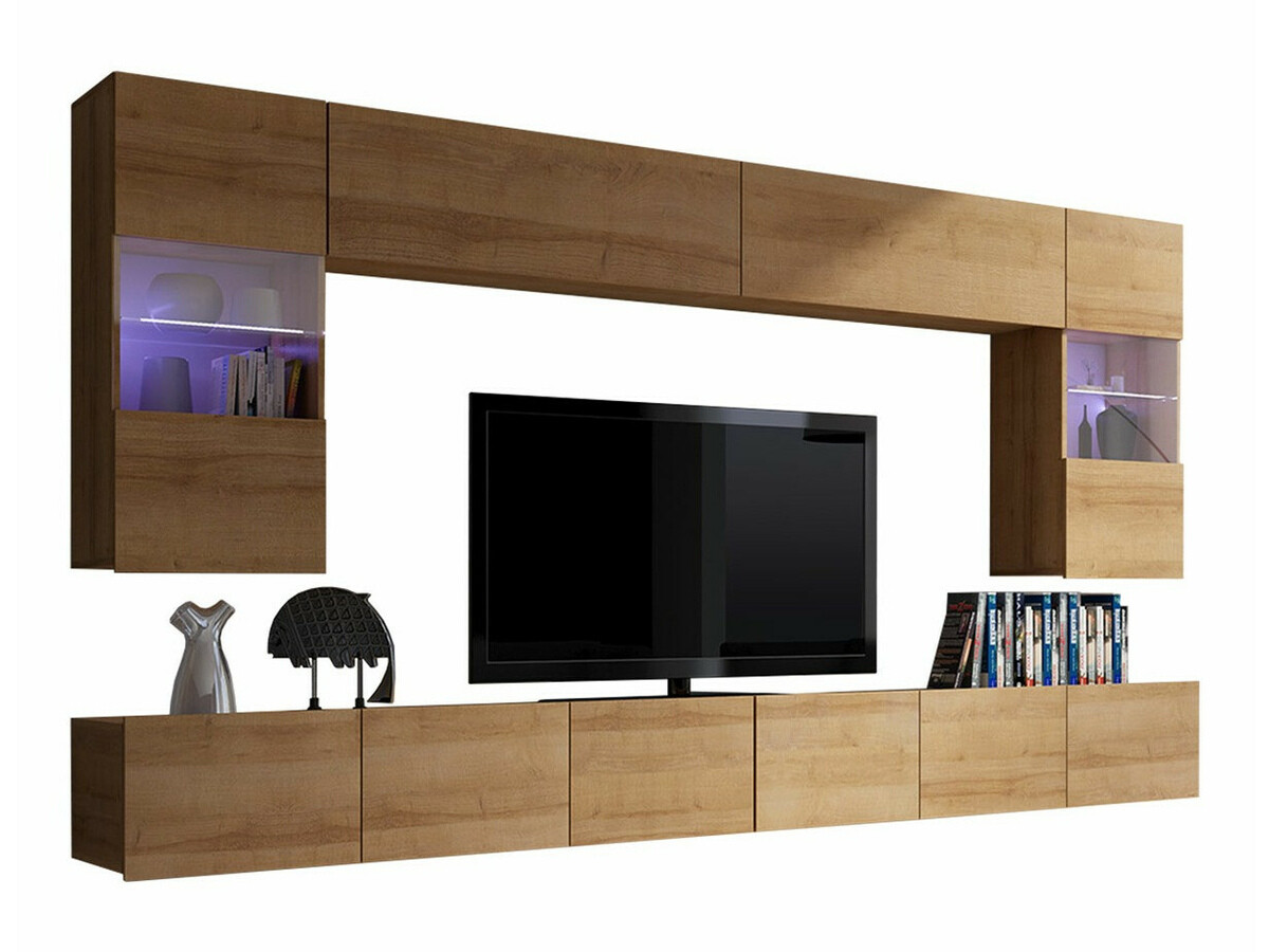 Living room set Remus I (Golden oak)