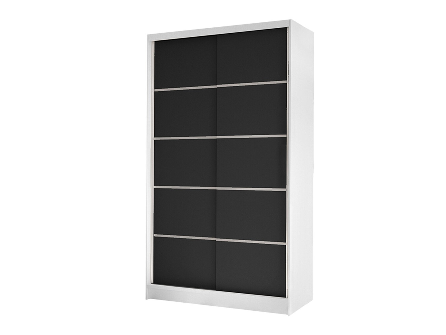 Wardrobe Closico Fractor IV (White + Black)